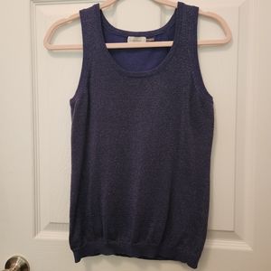 Calvin Klein, size S, sleeveless light sweater with sparkle